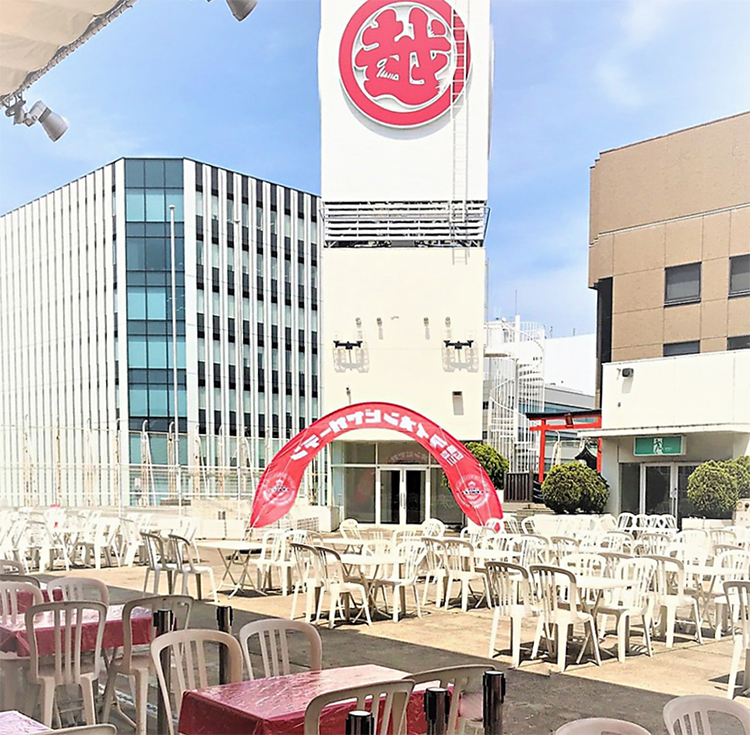 最新版2021年　三越広島ビアガーデン　ジンギスカンの食べ放題でビールを飲み放題しよう　広島市中区胡町
